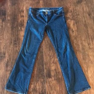BANANA REPUBLIC BOOT JEANS, 29P WOMENS